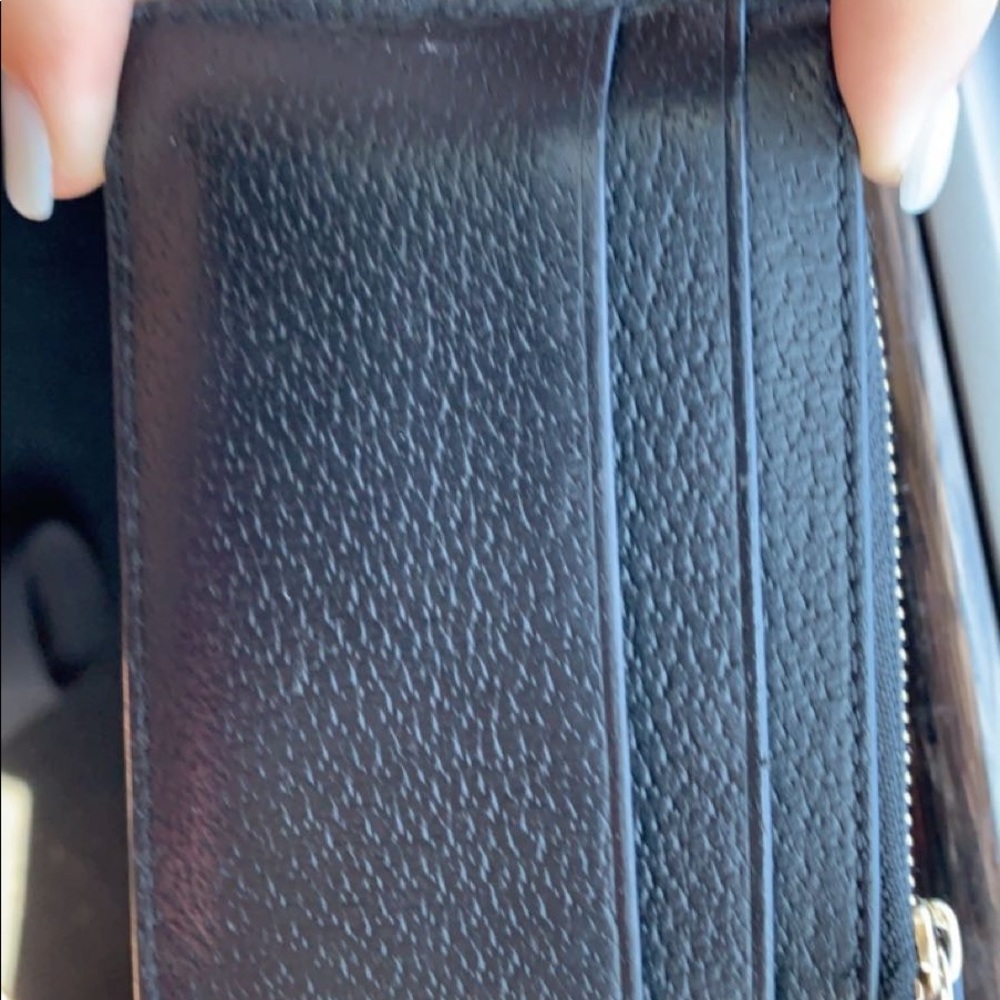 black kate spade keychain wallet